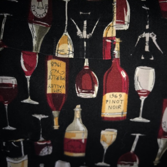 Custom Made Zip-Front Wine Smock 3XL - Picture 5 of 6